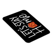 Let's Stay Home House Magnet (Rechte Seite)