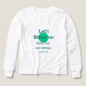 Let's strike up have fun green ball birthday name (Design Vorderseite)