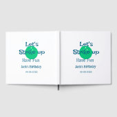 Let's strike up have fun green ball birthday name gästebuch (Voll)
