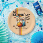 Let's Strike Up Some Fun Bowling Birthday Party Pappteller (Party)
