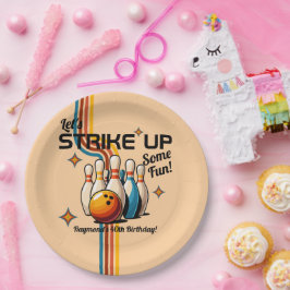 Let's Strike Up Some Fun Bowling Birthday Party Pappteller