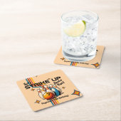 Let's Strike Up Some Fun Bowling Birthday Party Rechteckiger Pappuntersetzer (Vor Ort)