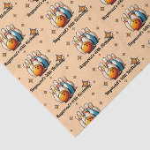 Let's Strike Up Some Fun Bowling Birthday Party Seidenpapier (Ausschnitt)