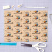 Let's Strike Up Some Fun Bowling Birthday Party Seidenpapier (Handwerk)