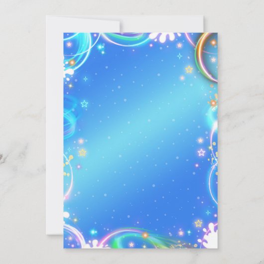 Let's Strike Up Some Fun Bowling Boy Birthday Einladung (Rückseite)