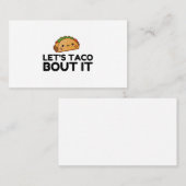 LETS TACO BOUT IT VISITENKARTE (Vorne/Hinten)