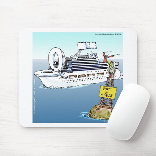 Lets Take A Cruise Funny Ohrs Tees & Cards Mousepad (Mit Mouse)