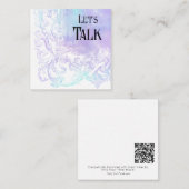 *~* Let's Talk AP63 Relationship Flat Note Card Mitteilungskarte (Vorne/Hinten)
