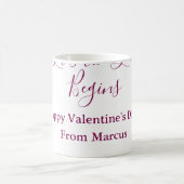 lets the fun begins happy new year name year simpl kaffeetasse (Mittel)