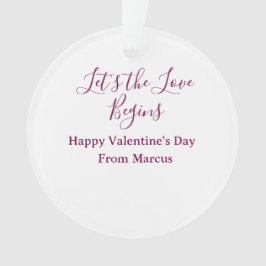 lets the fun begins happy new year name year simpl ornament