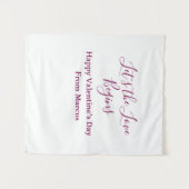 lets the fun begins happy new year name year simpl wandteppich (Vorderseite (Horizontal))