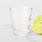 Let's toast to wedding add name date simple couple schnapsglas (Links)