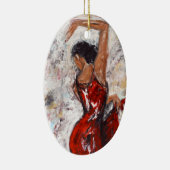 "Let's Twirl" Art Ornament (Rechts)