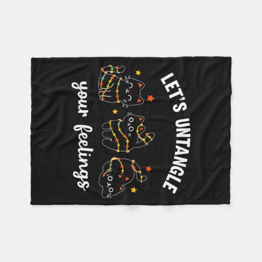 Let's Untangle Your Feelings School Counselor Chri Fleecedecke (Vorderseite (Horizontal))