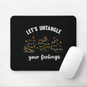 Let's Untangle Your Feelings School Counselor Chri Mousepad (Mit Mouse)