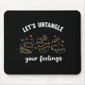 Let's Untangle Your Feelings School Counselor Chri Mousepad (Vorne)