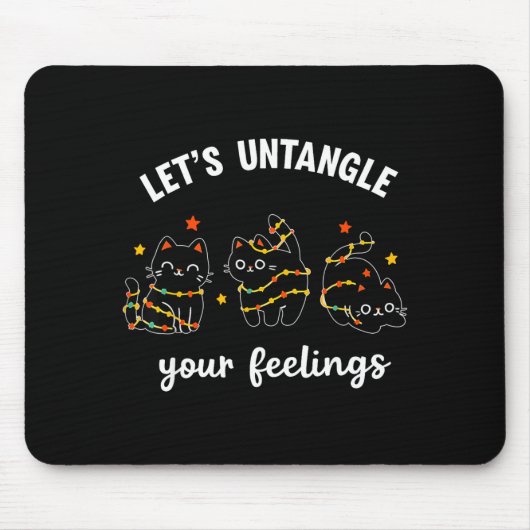Let's Untangle Your Feelings School Counselor Chri Mousepad (Vorne)