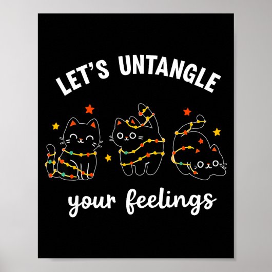 Let's Untangle Your Feelings School Counselor Chri Poster (Vorne)