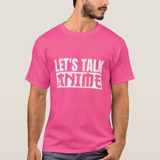 Letsalk Anime-Geschenk T-Shirt (Vorderseite)