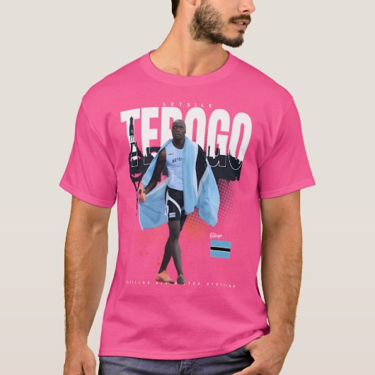 Letsile Tebogo T-Shirt (Vorderseite)