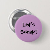 Let'sScrap! Button (Vorne & Hinten)