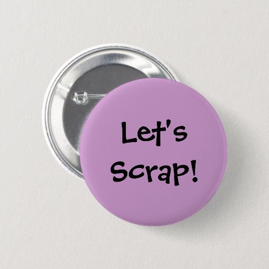 Let'sScrap! Button (Vorne & Hinten)