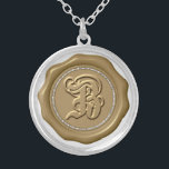 *~* Lette "B" Diamant GOLD Wax Siegel Monogramm Versilberte Kette<br><div class="desc">Energetisch erweiterter PendantDer Buchstabe "B" GOLD Imitat WAX SIEGEL BRIEFMARKE SILVER SPIELTE NECKLACE. SPARKLING WAX SIEGEL / BRIEFMARKE STICKERS - Ideal für einen speziellen Umschlag , Party-Event-Favoriten und mehr. Das Design ist ELEGANT CLASSIC und RICH. Die Imitate DIAMONDS geben ihm einen schönen... . Diese Lieblingslieder können auf jedem woll verwendet...</div>