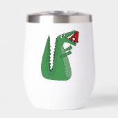 Letter A Alligator Baby Bodysuit. Süße Tier Alp (Vorderseite)