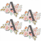 Letter A Aufkleber (Vorderseite)