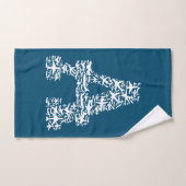 Letter A Aviation Airways Badhandtuch Set (Handtuch)