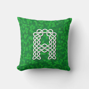 Letter A Celtic Knot Alphabet Kissen