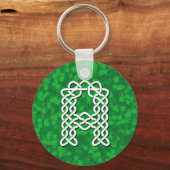 Letter A Celtic Knot Alphabet Schlüsselanhänger (Rückseite)
