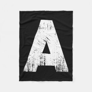 Letter A Family Chipmunk Group Match Halloween Fleecedecke