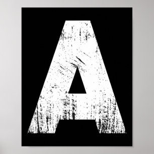 Letter A Family Chipmunk Group Match Halloween Poster