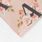 Letter A Fleecedecke (Ecke)