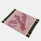 Letter A Floor Mat Fußmatte (Schrägansicht)