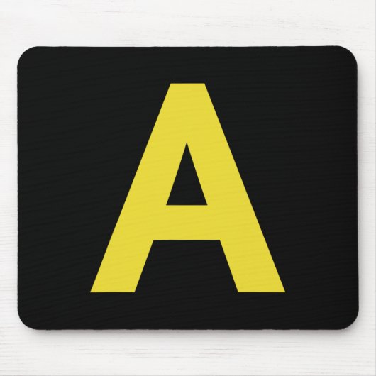 Letter A Funny Chipmunk Group Matching Halloween C Mousepad (Vorne)