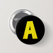 Letter A Funny Group Matching Halloween For Women Button (Vorne & Hinten)