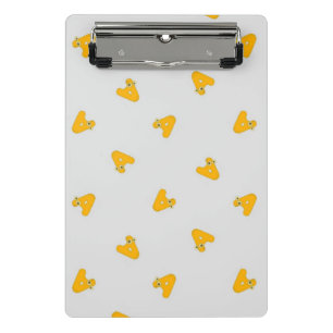 Letter A grau Mini Klemmbrett