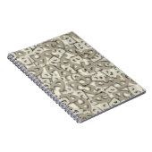Letter A Gray Notizblock (Rechte Seite)