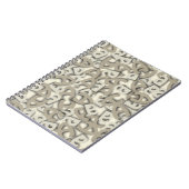 Letter A Gray Notizblock (Linke Seite)