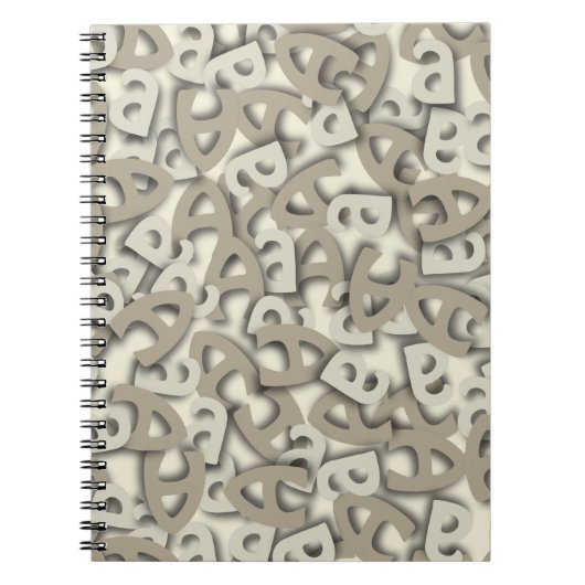 Letter A Gray Notizblock (Vorderseite)