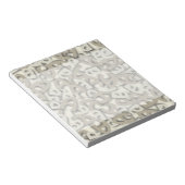 Letter A Gray Notizblock (angewinkelt)