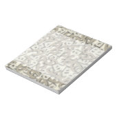 Letter A Gray Notizblock (Rotiert)