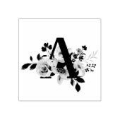 Letter A Gummistempel (Prägung)