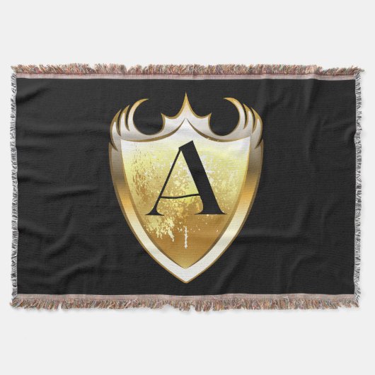 Letter A Hauptstadt Alphabet Decke (Vorderseite)