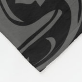 Letter A Medival Monogram Art Nouveau Fleecedecke (Ecke)