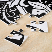 Letter A Medival Monogram Art Nouveau Puzzle (Seite)