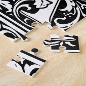 Letter A Medival Monogram Art Nouveau Puzzle (Seite)