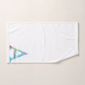 Letter A Monogram Initial Bath Gift Set (Handtuch)